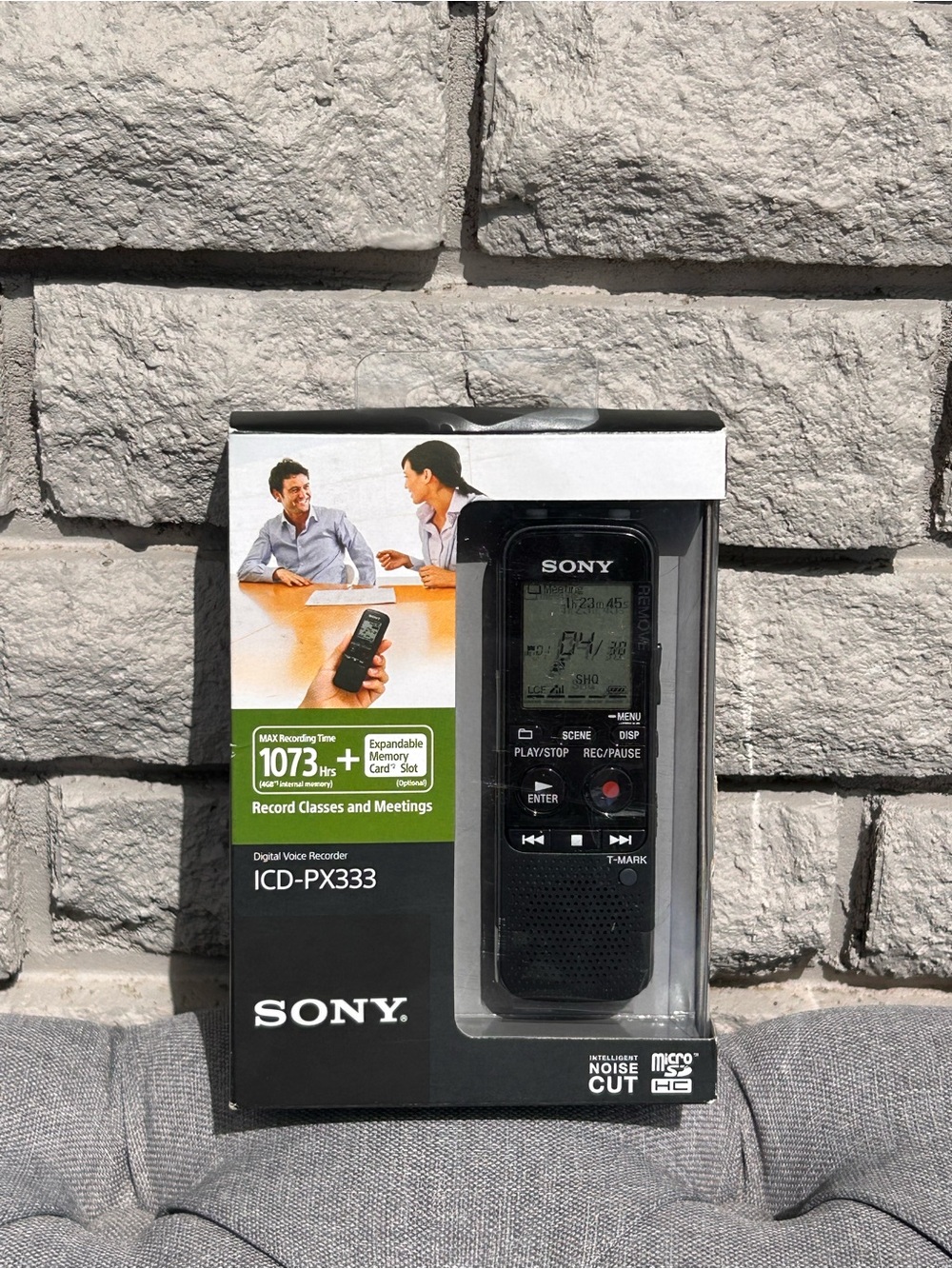 Sony ICD-PX333 Portable Digital Voice Recorder - Black